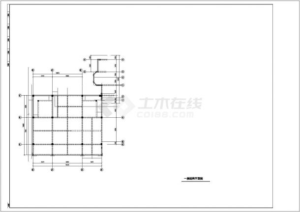 安阳县某十一层农贸安置房拆迁工程结构设计图-图二