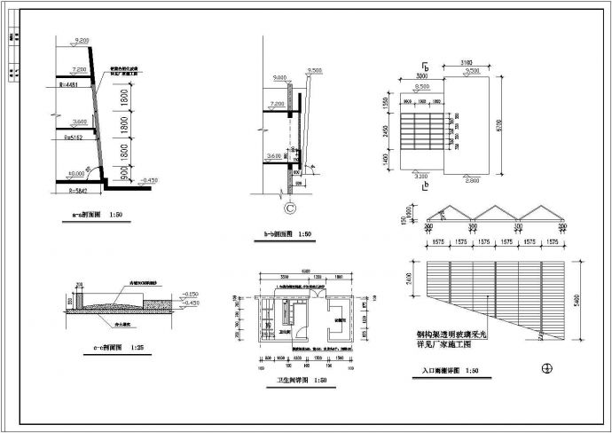 合肥市某居住区3030平米3层框架结构艺术幼儿园全套建筑设计CAD图纸_图1