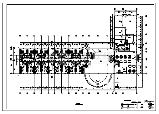 土木工程毕业设计_500平方米某5层宾馆建筑施工cad图(含计算书，毕业设计)-图二