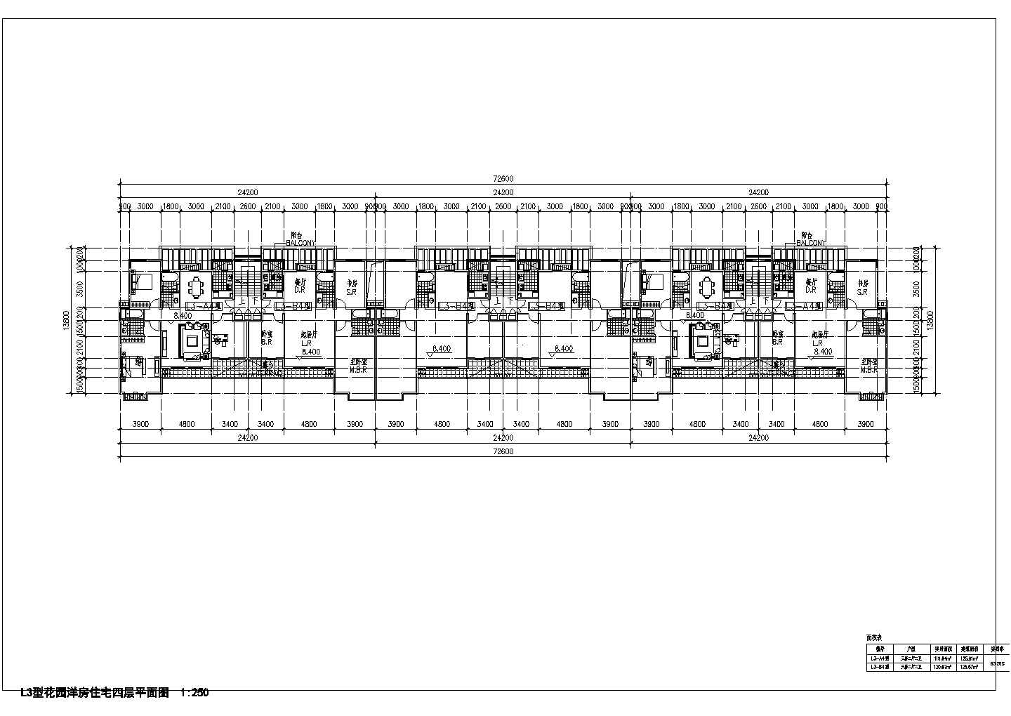 某花园洋房住宅CAD设计大样平立剖面图