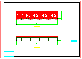 骨架膜结构停车棚结构CAD设计施工图纸