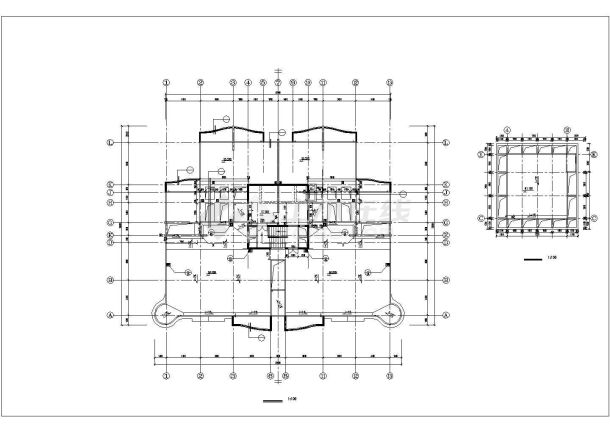 宁波市健康路某社区18层框架结构公寓住宅楼全套建筑设计CAD图纸-图一