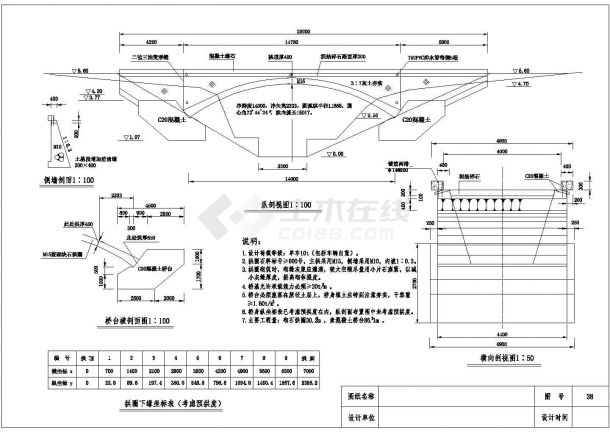 西南地区小型农田水利工程建筑物配套设计详图大全，手绘（上册）-图二