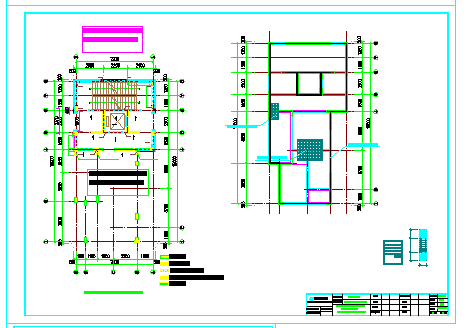 装配式建筑教学案例CAD施工图纸