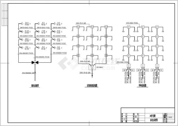 棚户区新建住宅电气设计CAD施工图-图一