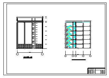 某7层框架办公楼设计（含计算书，建筑、结构图纸，PKPM模型）-图一