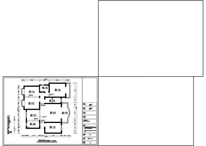 中式风格多层别墅楼全套装修施工设计图(附效果图)_图1