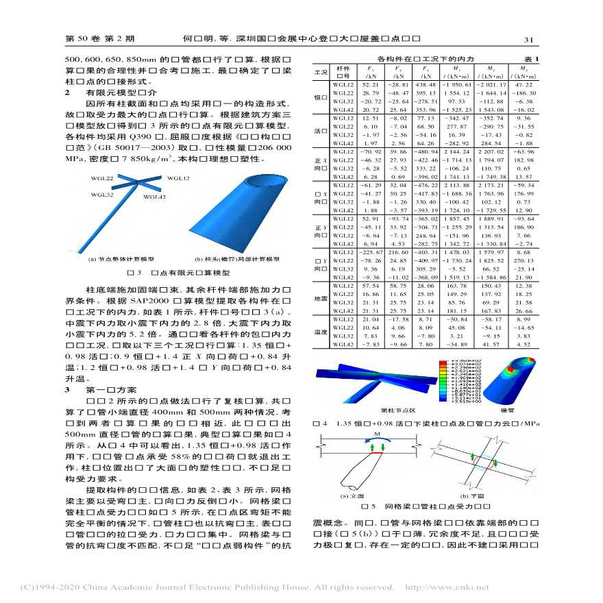 深圳国际会展中心登录大厅屋盖节点设计-图二