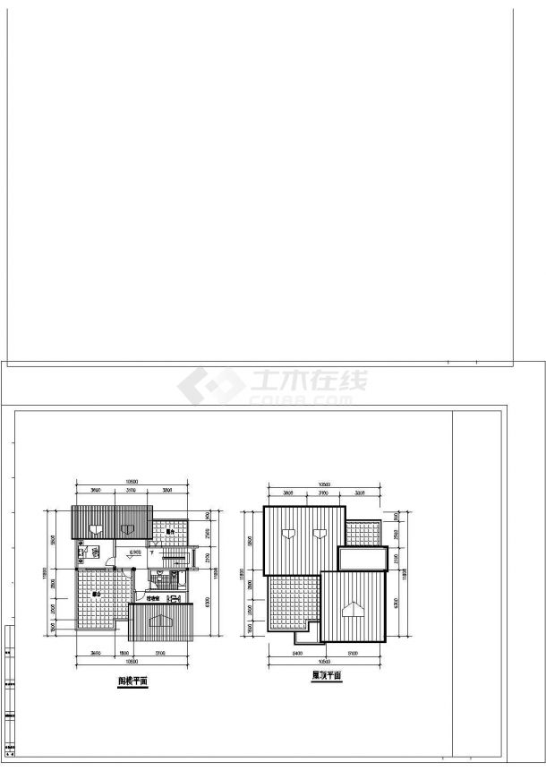 某欧式经典风格别墅住宅设计方案CAD图纸-图一