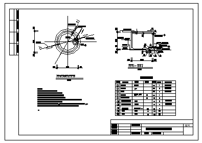 某50T圆形蓄水池结构施工图-图一