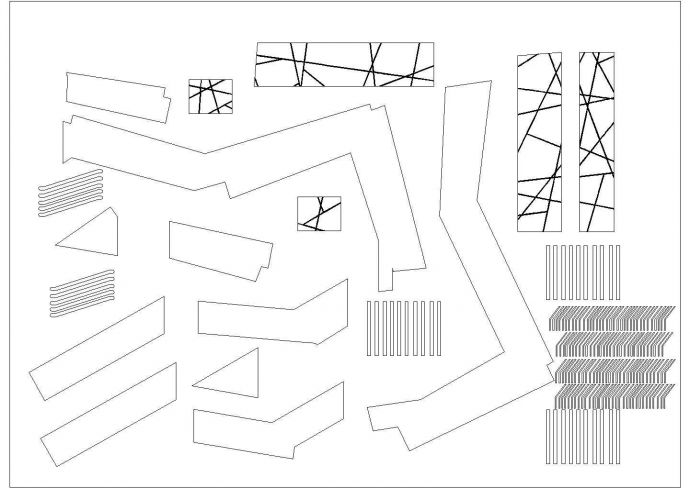 西安广电中心多层办公楼全套施工设计cad图纸_图1
