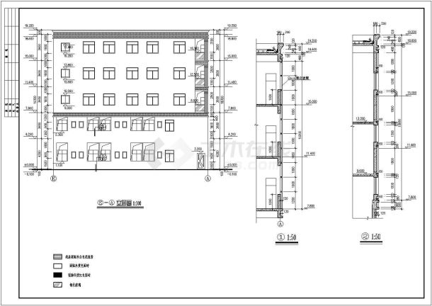 某出租屋住宅CAD完整设计结构施工图-图二