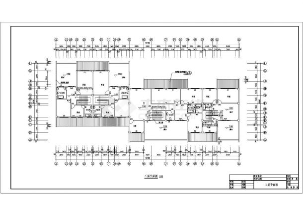 某拼合住宅CAD建筑设计全套设计图纸-图二