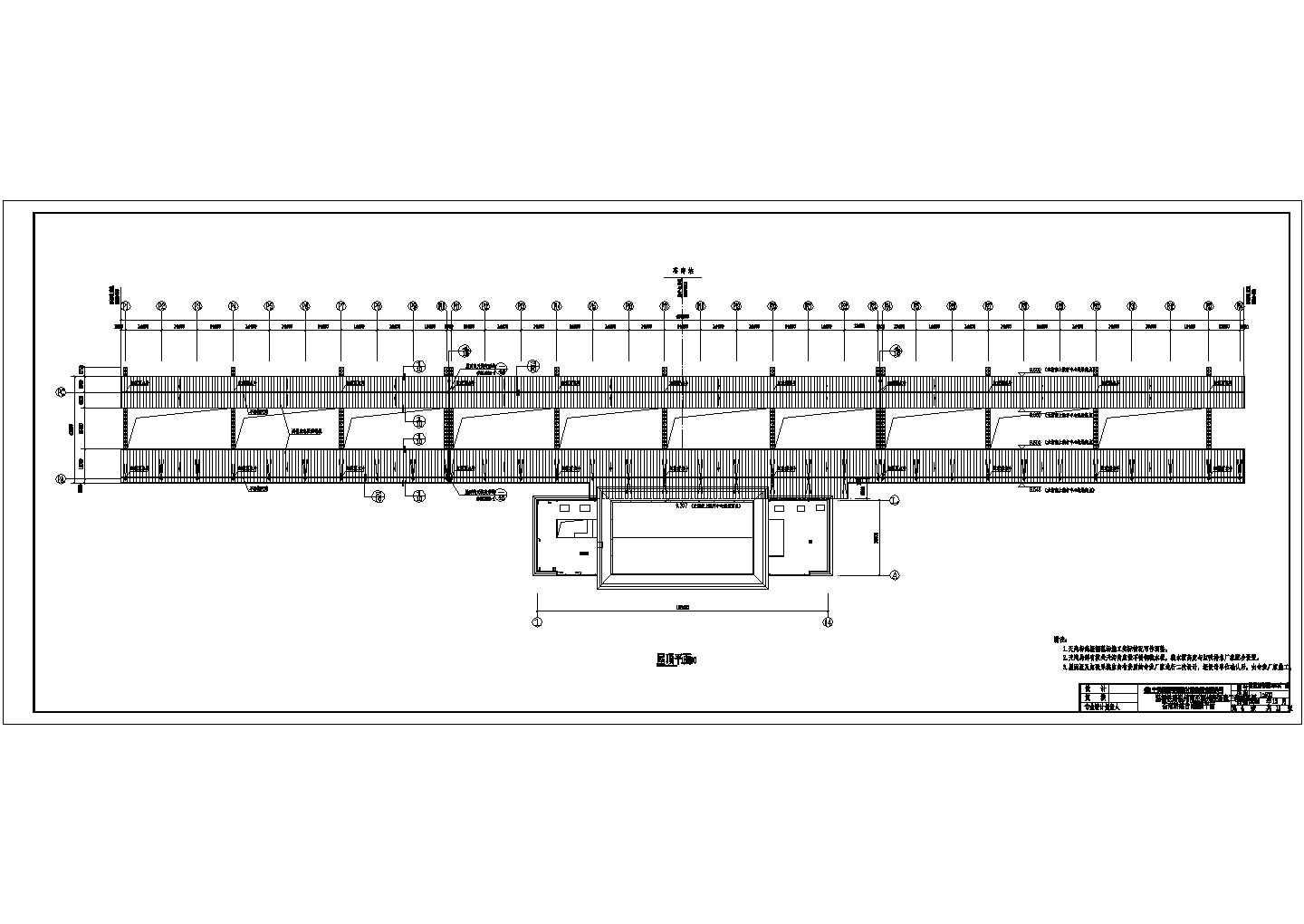 某温州至福州铁路站台钢结构CAD完整图纸