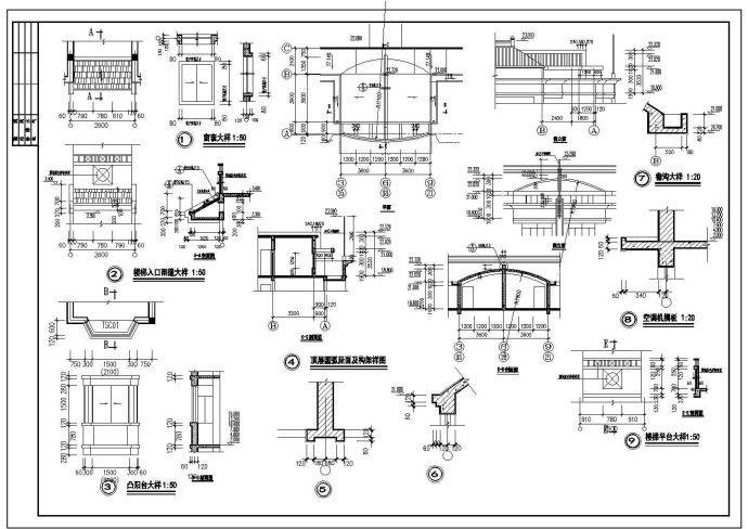 某多层公寓CAD建筑设计详细图_图1
