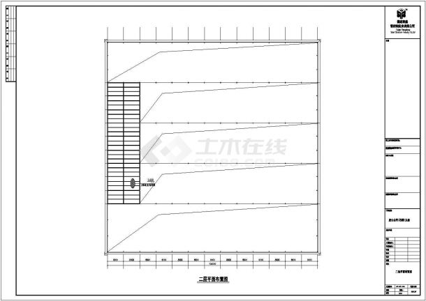 宏企公司二层钢结构工程CAD图-图一