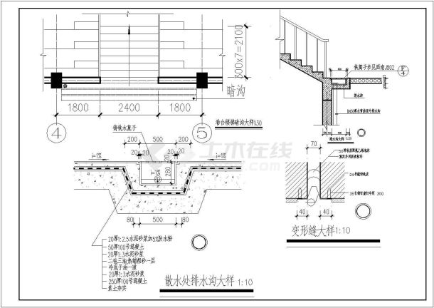 某地3层框架结构体育馆建筑施工图（共11张）-图一