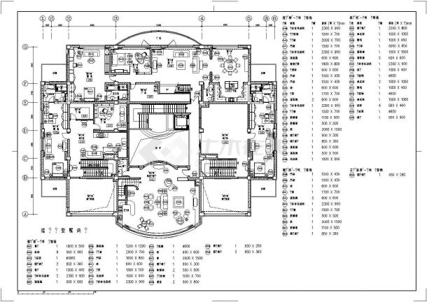 香港某三层砖混结构豪华别墅室内装修设计cad平面施工图（甲级院设计）-图一