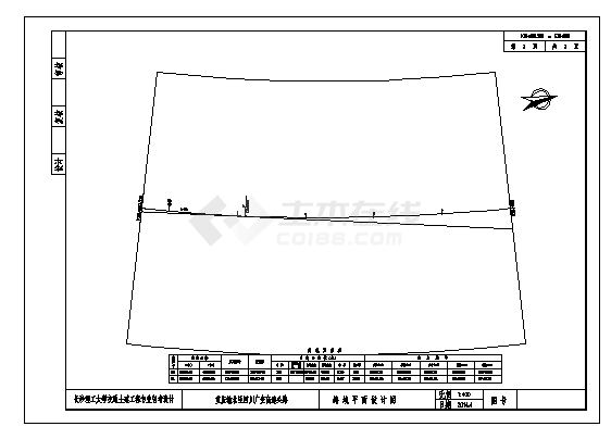 土木工程毕业设计_某高速公路设计cad图(含计算书，毕业设计)-图二
