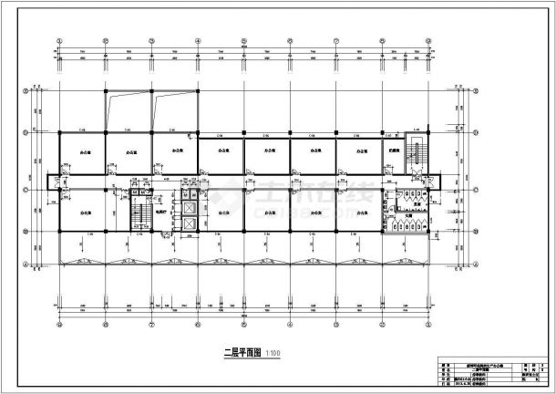 【6层】6032.76平米（局部7层）环保科技生产办公楼（含建筑、结构、计算书）.dwg-图一