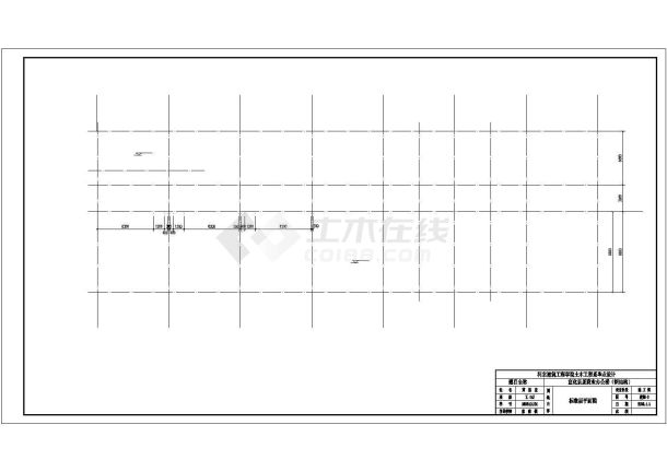 【6层】6048平米钢框架办公楼设计（计算书、建筑、结构图）.dwg-图一