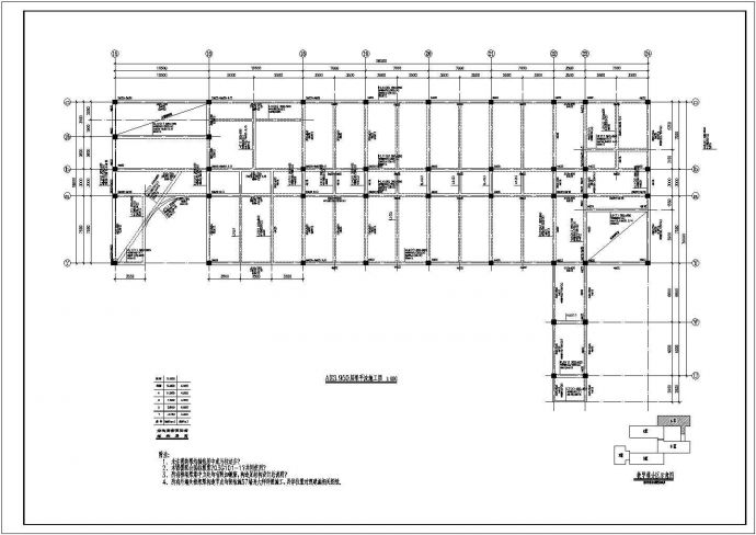 某四坡屋面框架结构CAD完整住宅设计_图1
