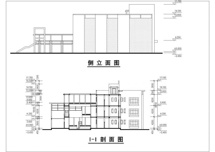 某长44.1米 宽34.2米 3层砖混结构1793平米9班幼儿园设计cad建筑施工图_图1