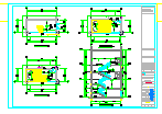某框架结构楼梯滑动支座节点大样CAD格式_图1