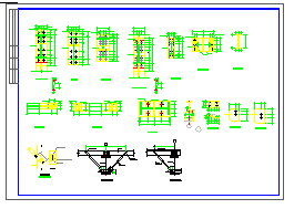 某跨度24米厂房结构设计CAD施工图纸-图一