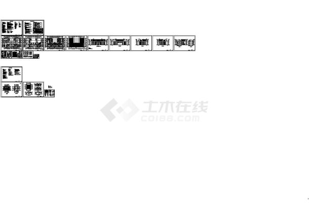 休闲旅游度假区游客接待中心建筑施工图纸-图一