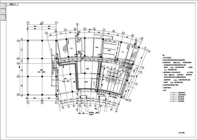 给排水设计_某高层办公楼室内给排水CAD图纸_图1
