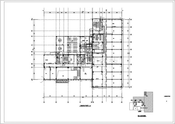 某市消防救援站给排水设计图  总建筑面积7082.86平方米-图二