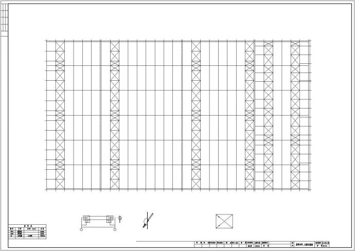 某垃圾综合处理场车间设计cad结构施工图（含设计说明）_图1
