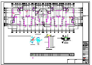 某地区住宅楼桩筏基础结构cad设计施工图纸
