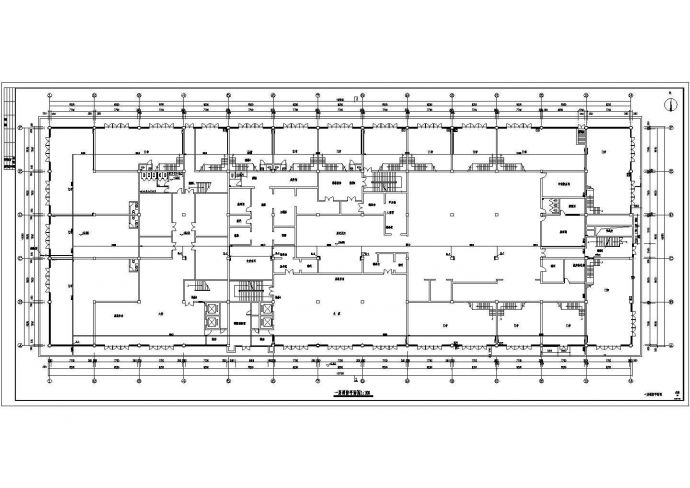 某四层框架结构商业楼消防设计cad施工图（含设计说明）_图1