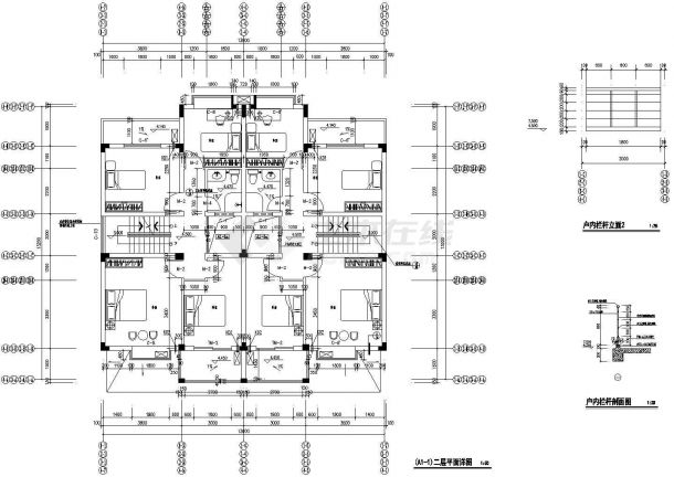 1956.26平方米三层框架结构别墅建筑图纸（含设计说明）-图一