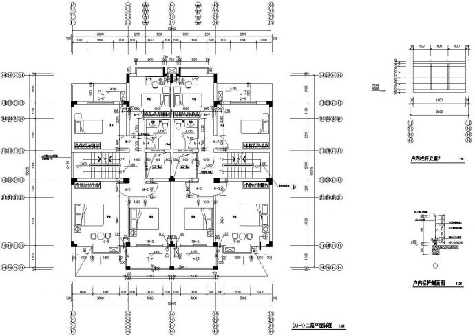 1956.26平方米三层框架结构别墅建筑图纸（含设计说明）_图1