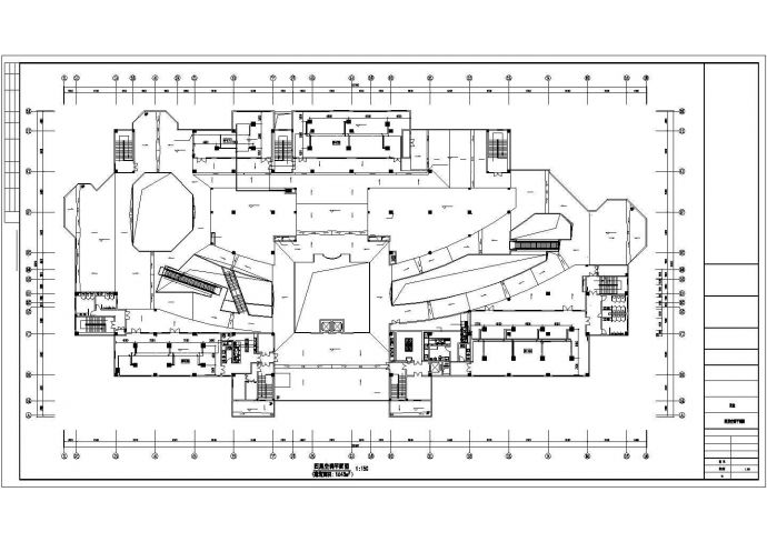 四层商业楼暖通空调及防排烟系统设计CAD图纸_图1