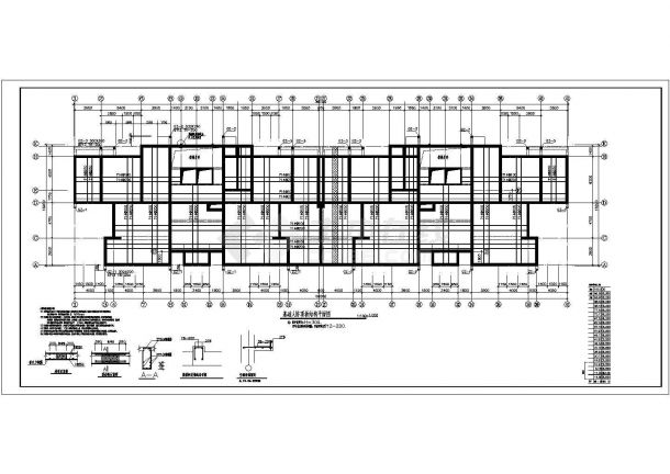 某地上十八层纯剪力墙结构高层住宅楼设计cad全套结构施工图（含设计说明）-图二