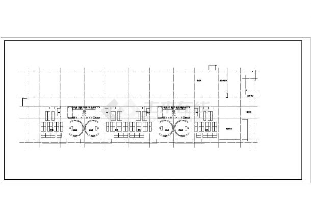 幼儿园设计_某三层幼儿园建筑设计方案CAD图-图二
