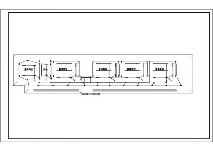 电气设计_三层小学教学楼电气施工CAD图纸_图1