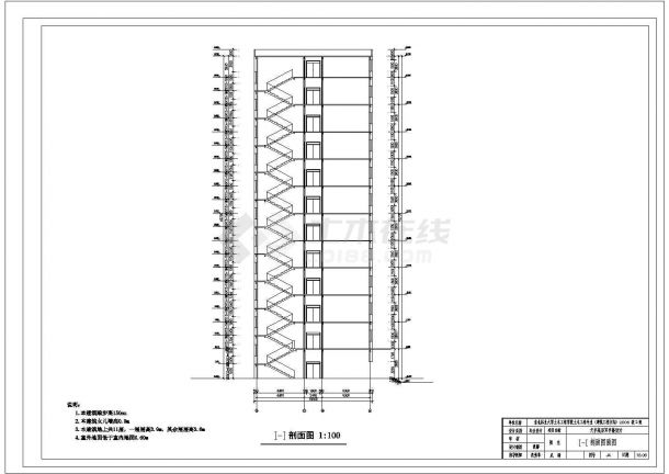 9975.24平米11层钢框架结构写字楼毕业设计（计算书、部分建筑、结构图）-图二
