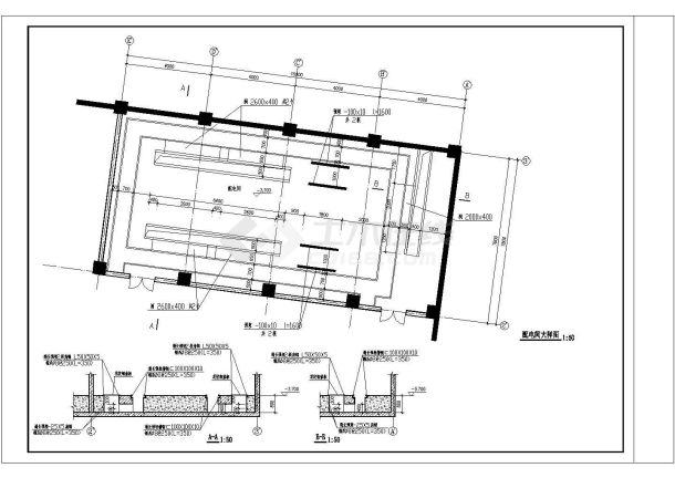 南京步行街多层凯悦宾馆全套建筑施工平面图(含总平面布置图)-图二