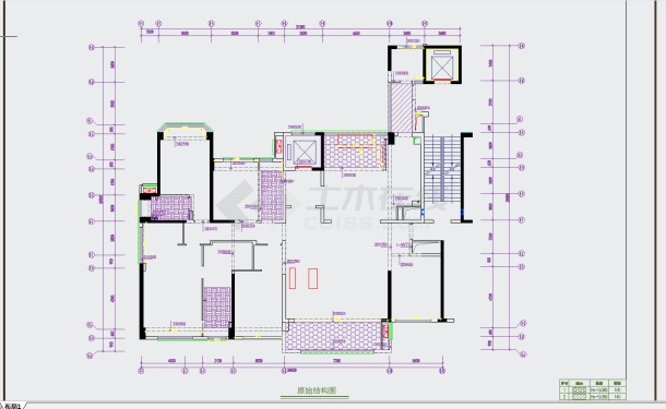 某地古典邂逅现代的高端住宅室内设计施工图CAD图纸-图一