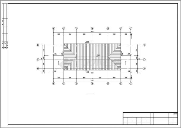 冠迪花园751m2框架结构双联别墅建筑施工图纸（含设计说明）-图一