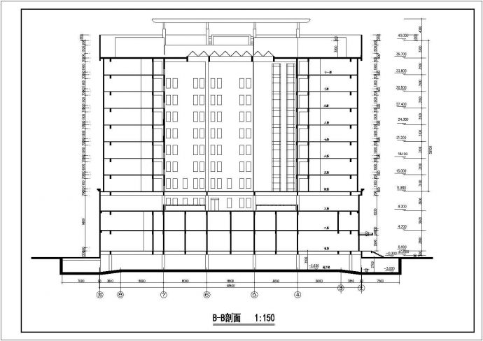 某十一层-酒店建筑施工图，dwg_图1