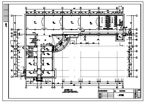土木工程毕业设计_4000平米某4层小学教学楼建施cad图(含计算书，毕业设计)_图1