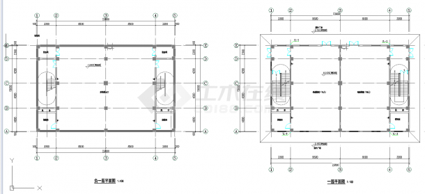 安徽游乐园城堡给排水施工图CAD图纸-图二