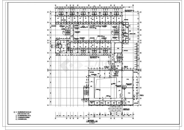 一套简单的宿舍楼建筑施工图纸-图二