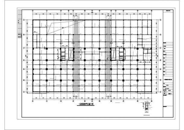 20层框支剪力墙结构商住楼设计建筑结构施工cad图，共二十一张-图二